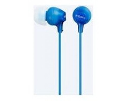 Auriculares sony mdrex15lpli boton azul