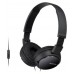 AURIUCULARES SONY MDR-ZX110APB JACK 3.5 PLEGABLE NEGRO·