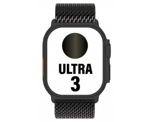 APPLE WATCH ULTRA 3 CAJA TITANIO NEGRA 49mm CORREA LOOP MILANESE NEGRA M (Espera 4 dias)
