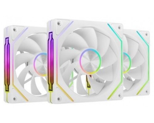 KIT 3 VENTILADORES AUXILIAR MF-LINKFINITY 2R BLANCO MARS GAMING (Espera 4 dias)