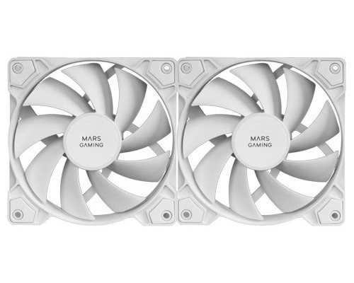 Kit 2xventilador Interno Mars Gaming Mf-pwmx2 White