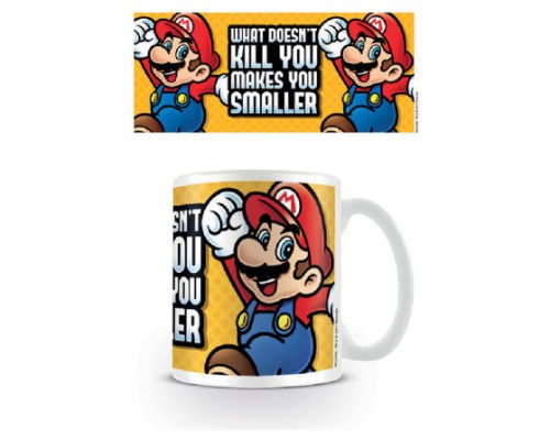 TAZA DESAYUNO SUPER MARIO MAKES YOU SMALLER PYRAMID INTERNATIONAL MG24469