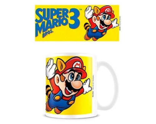 TAZA DESAYUNO  SUPER MARIO (SUPER MARIO BROS 3) 11OZ/315 ML PYRAMID REDSTRING MG24885