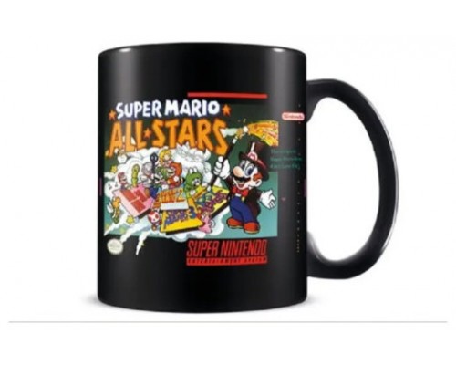 TAZA DESAYUNO COLOR SUPER MARIO ALL STARS PYRAMID REDSTRING MGB26389