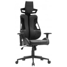 SILLA ERGONOMICA MARS GAMING  MGCELITEBK CUERO PU