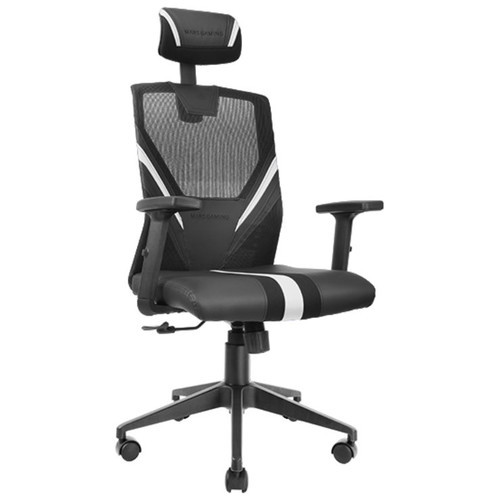 SILLA ERGONOMICA MARS GAMING MGCERGOBBGR GRIS RESPALDO-DN16 SILLA ERGONOMICA MARS GAMING MGCERGOBBGR GRIS RESPALDO