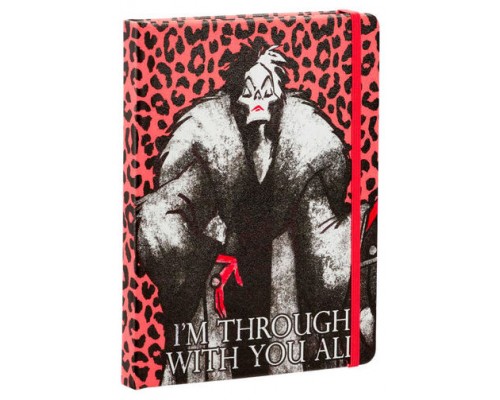 Libreta disney villanos cruella vil