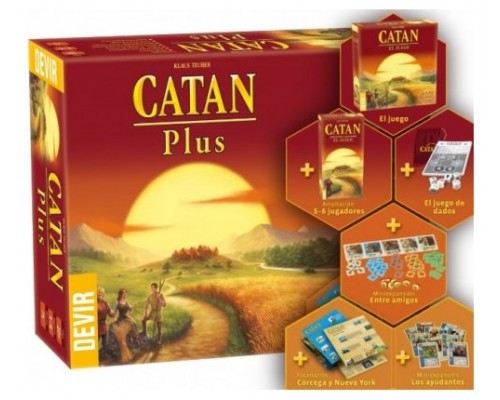 Juego mesa devir catan plus pegi