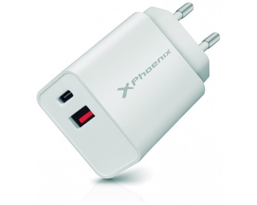 Cargador dual movil smartphone phoenix 20w