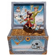 Figura enesco disney peter pan cofre