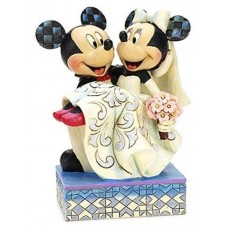 Figura enesco disney mickey & minnie