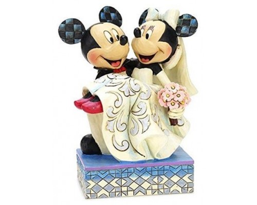 Figura enesco disney mickey & minnie