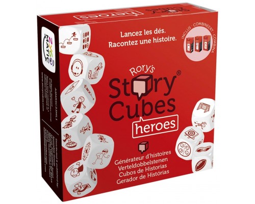 Juego mesa asmodee story cubes heroes