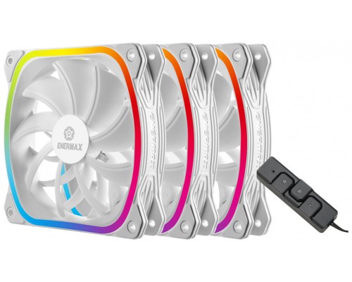 Ventilador gaming enermax squa rgb blanco