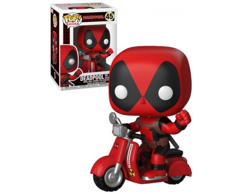 Funko pop rides marvel deadpool con