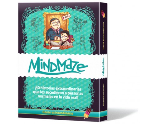 Juego mesa mind maze: gente extraordinaria