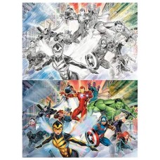 Puzzle rascar prime 3d marvel collage