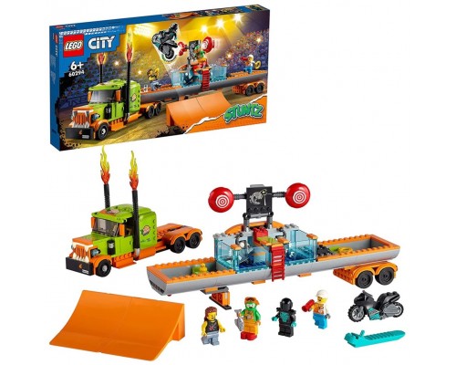 Lego city espectáculo acrobático camión