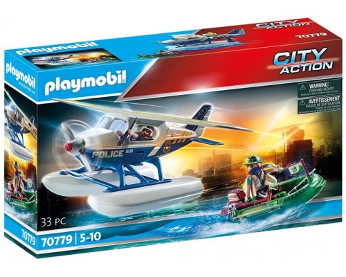 Playmobil policia hidroavion: persecucion contrabandista