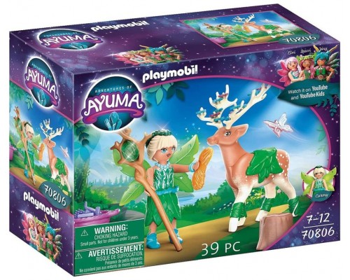 Playmobil ayuma forest fairy con animal