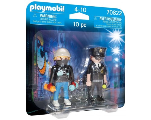 Playmobil duo pack policia y vandalo