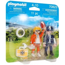Playmobil duo pack doctor y policia