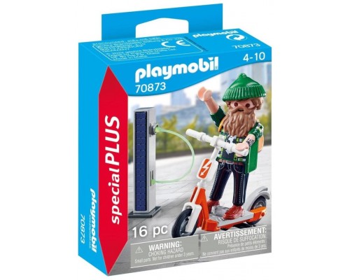 Playmobil hipster con e - scooter
