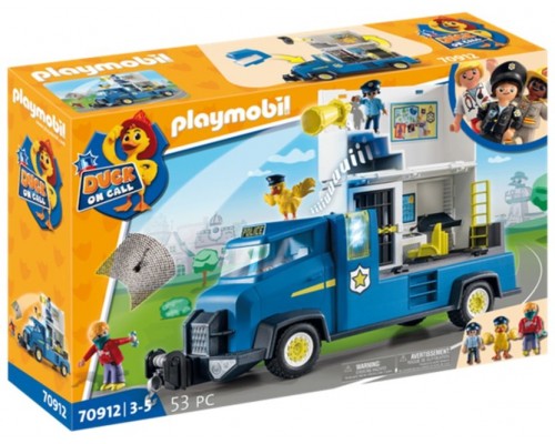 Playmobil duck on call camion policia