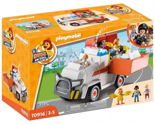 Playmobil duck on call vehiculo emergencia
