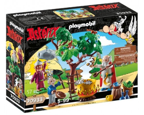 Playmobil asterix: panoramix con el caldero