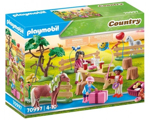 Playmobil fiesta cumpleaños en la granja