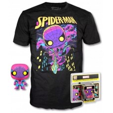 Pop & tee marvel spiderman black