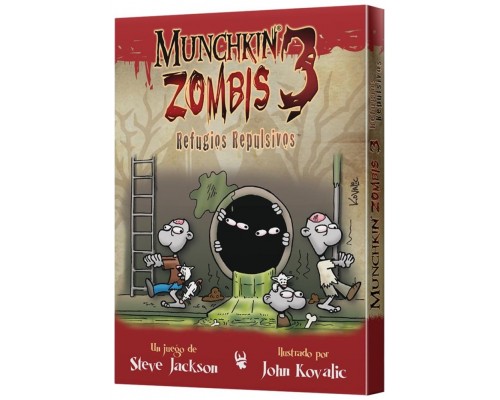 Juego mesa munchkin zombis 3: refugios