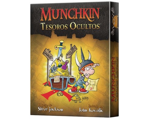 Juego mesa munchkin tesoros ocultos pegi