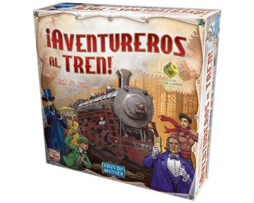 Juego mesa aventureros al tren pegi