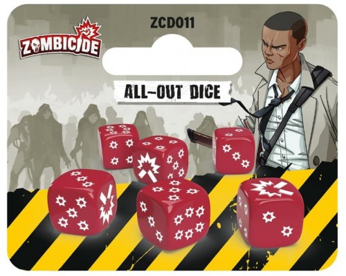 Dados juego mesa zombicide 2nd edition