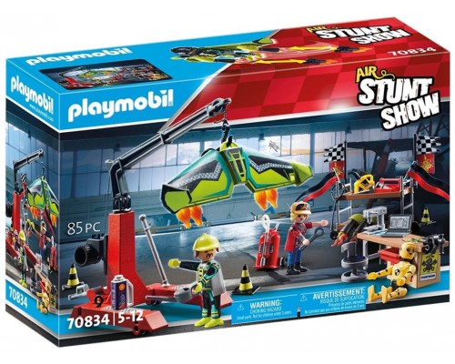 Playmobil air stuntshow estacion servicio