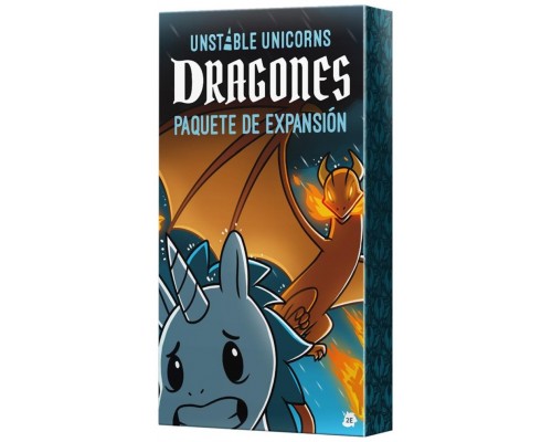 Juego mesa unstable unicorns dragones expansion