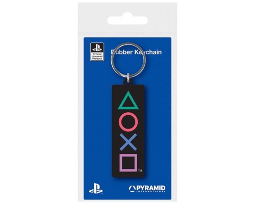 LLAVERO DE CAUCHO PLAYSTATION FORMAS PYRAMID REDSTRING RK39161C