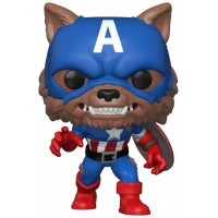 Funko pop marvel capitan america capwolf