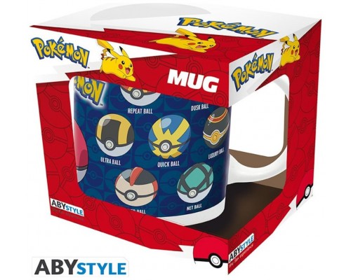 Taza abystyle pokemon -  pokeballs