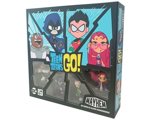 Juego mesa teen titans go! mayhem