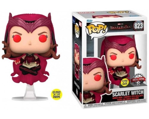 Funko pop marvel wandavision glows scarlet