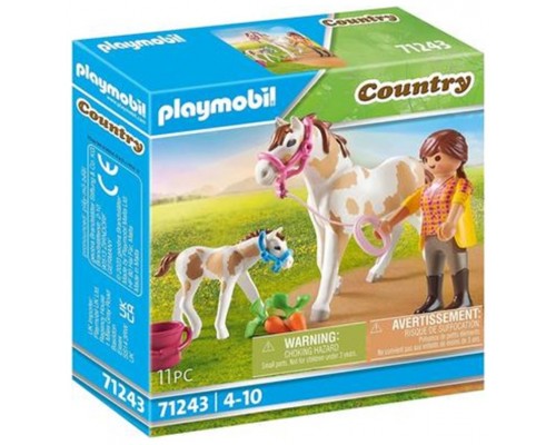Playmobil country -  caballo con potro