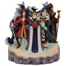 Figura decorativa enesco disney villanas corazón