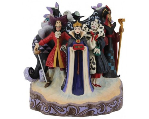 Figura decorativa enesco disney villanas corazón