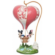 Figura decorativa disney mickey & minnie