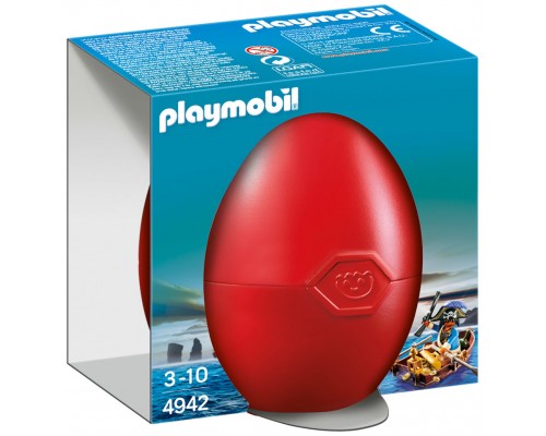 Playmobil huevo pirata con bote