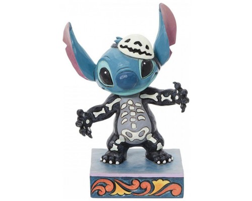 Figura enesco disney stitch traje esqueleto