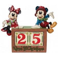 Figura enesco disney mickey & minnie